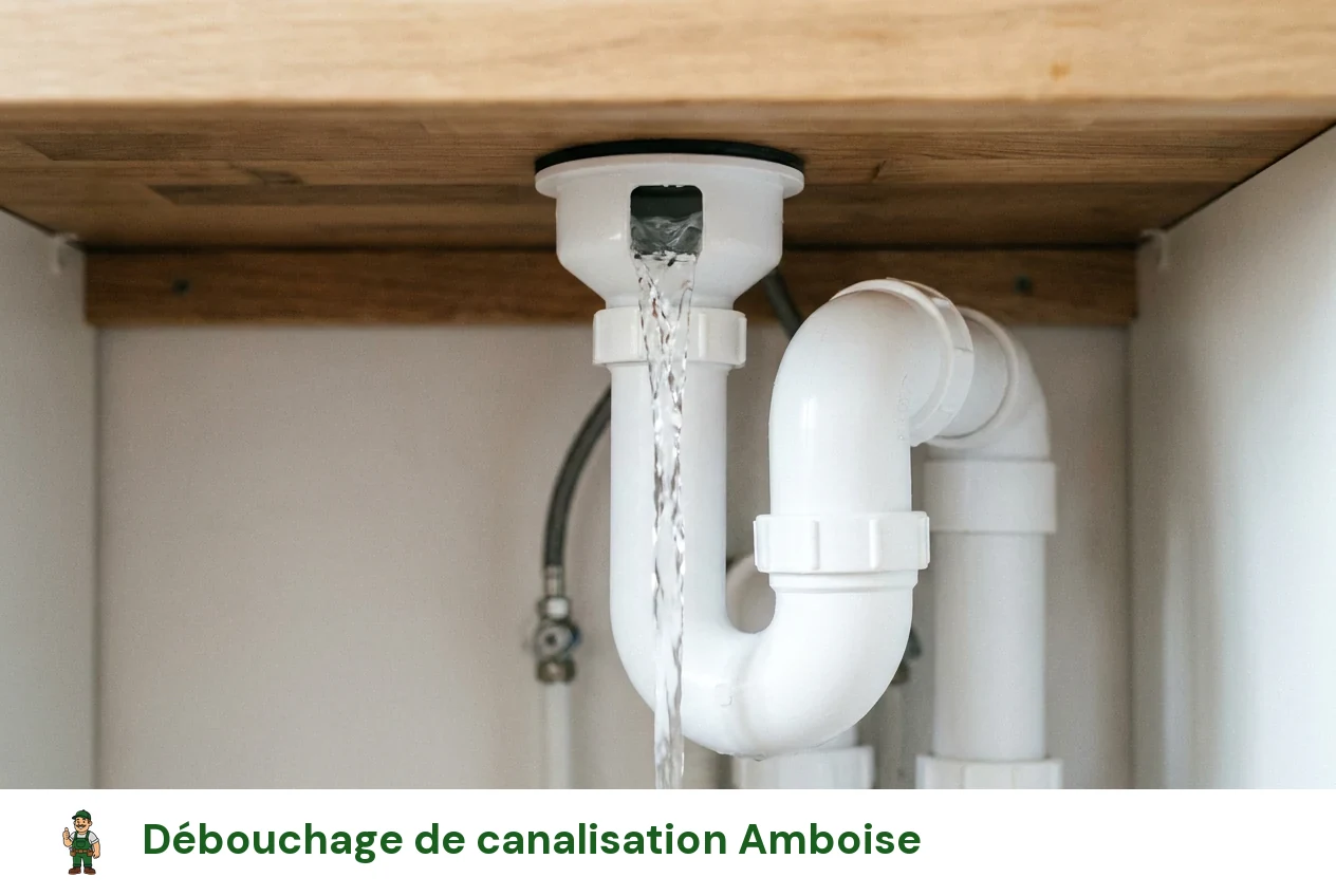 Débouchage de canalisation à Amboise