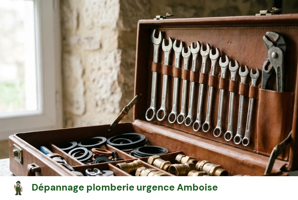 Dépannage plomberie urgence à Amboise