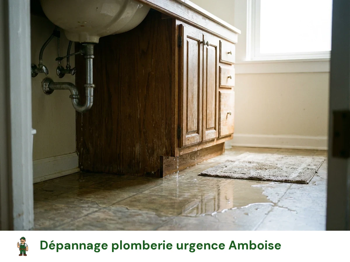 Dépannage plomberie urgence à Amboise
