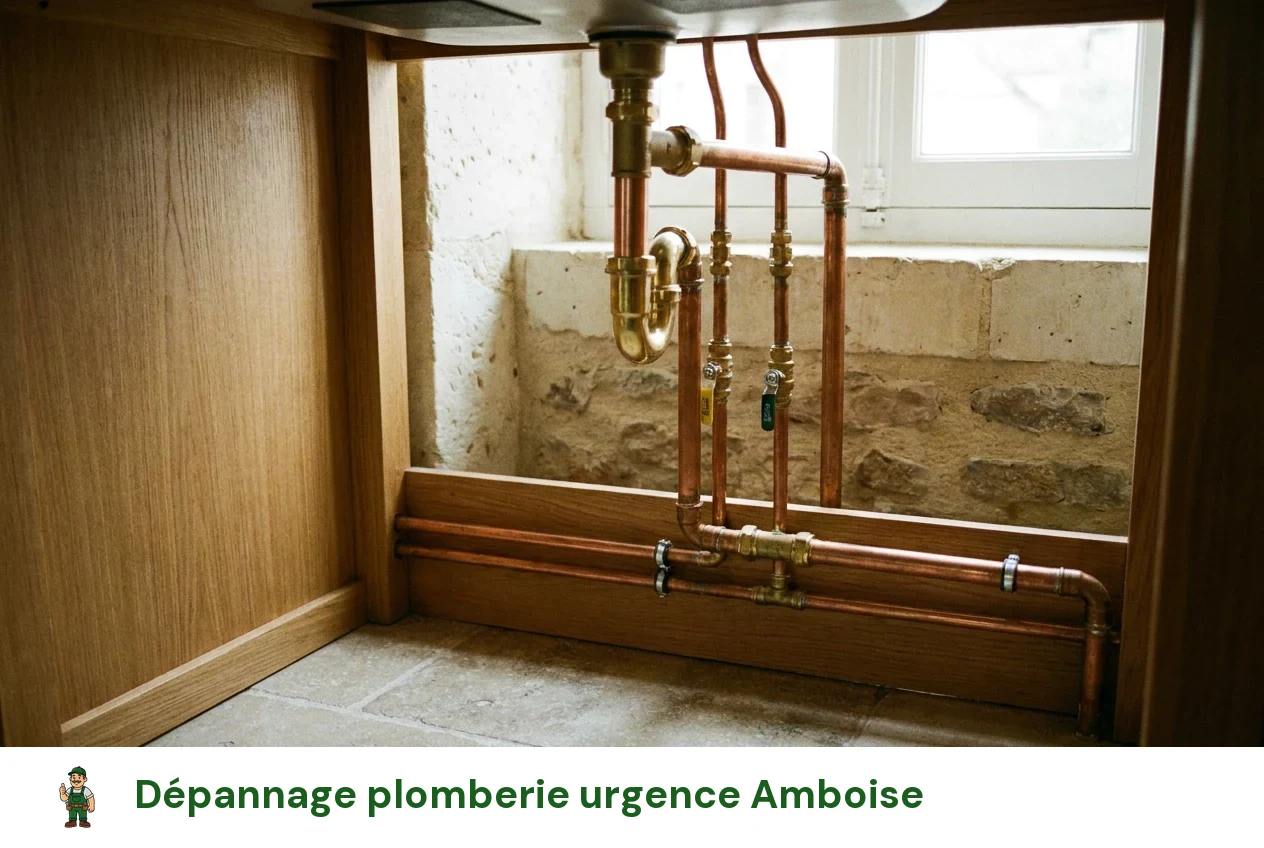 Dépannage plomberie urgence à Amboise