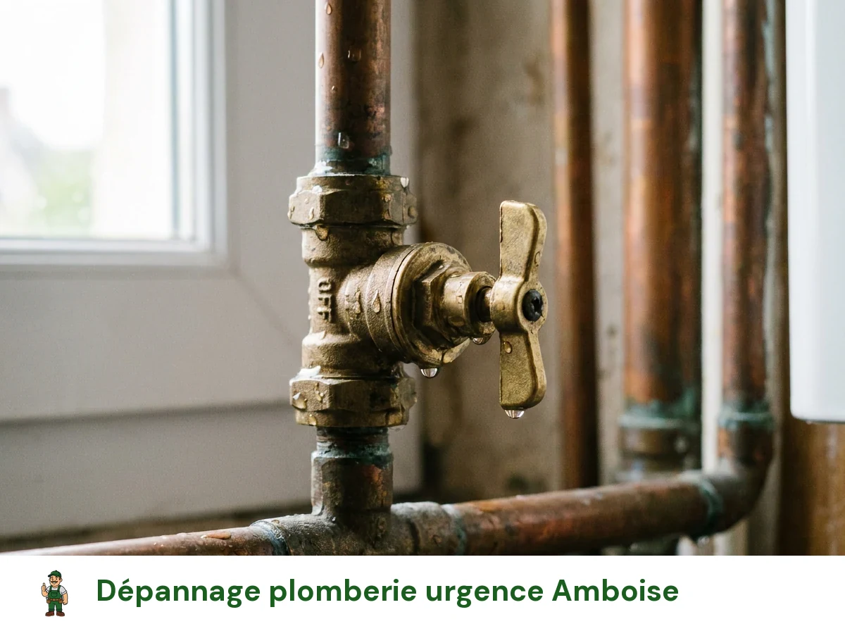 Dépannage plomberie urgence à Amboise