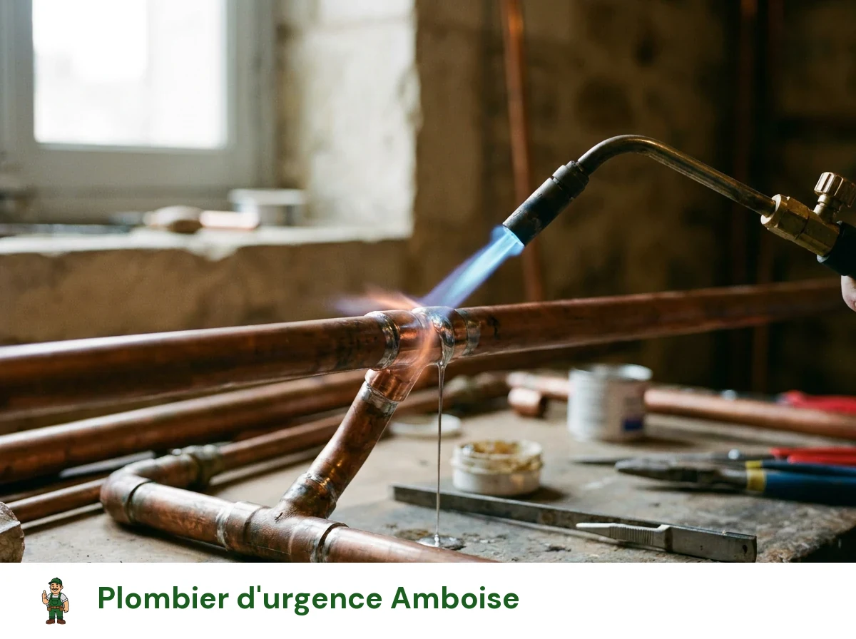 Plombier d'urgence à Amboise
