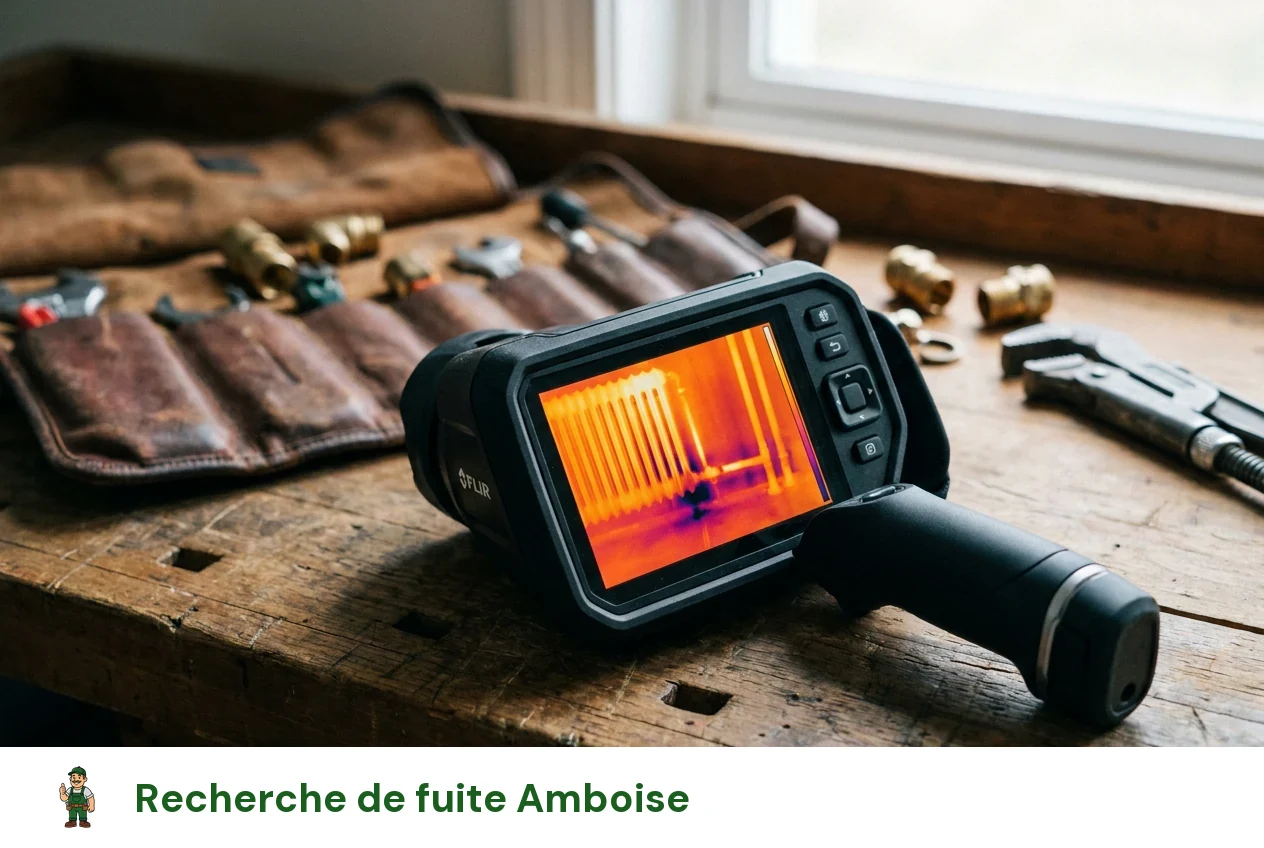 Recherche de fuite à Amboise