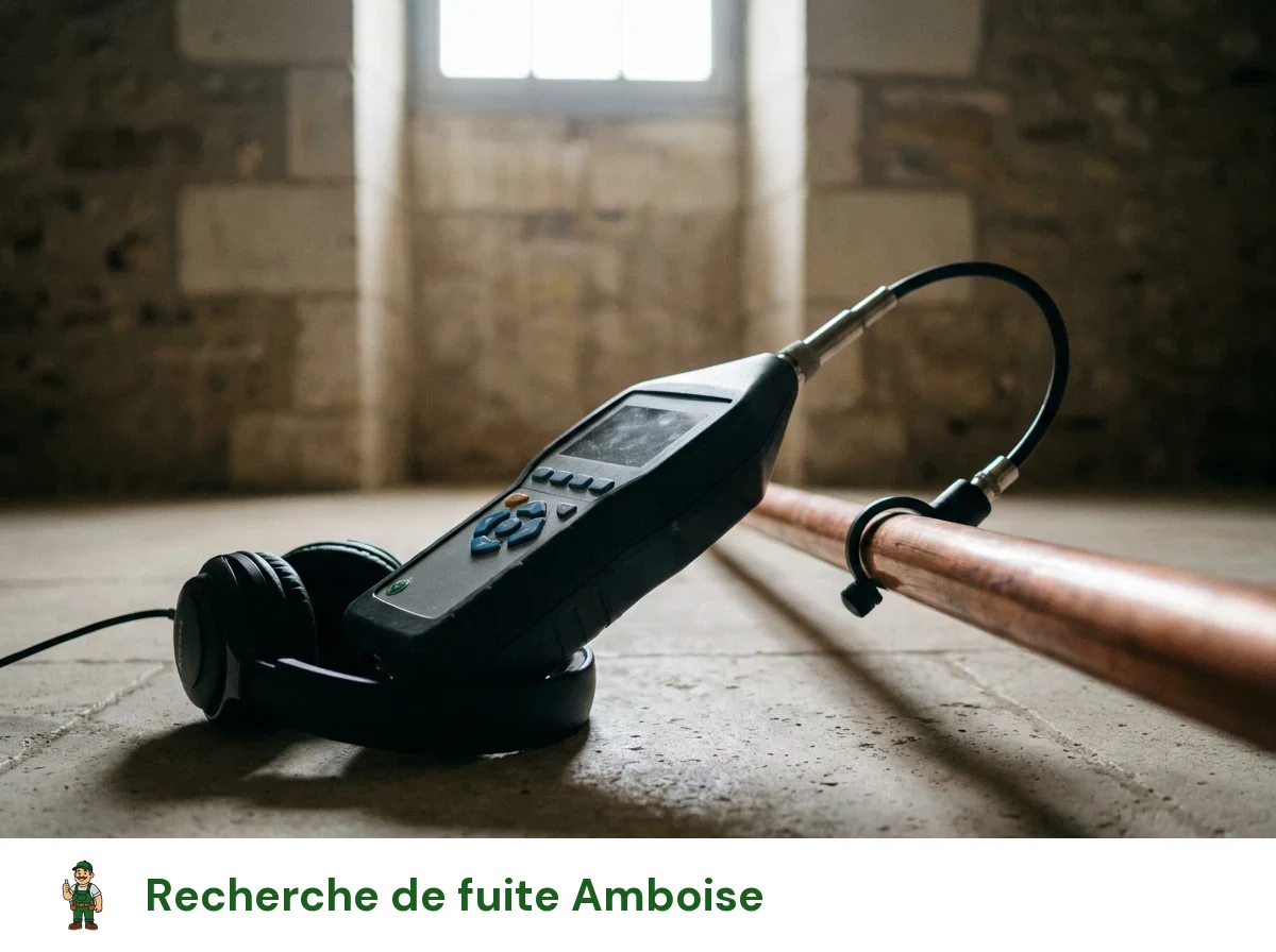 Recherche de fuite à Amboise