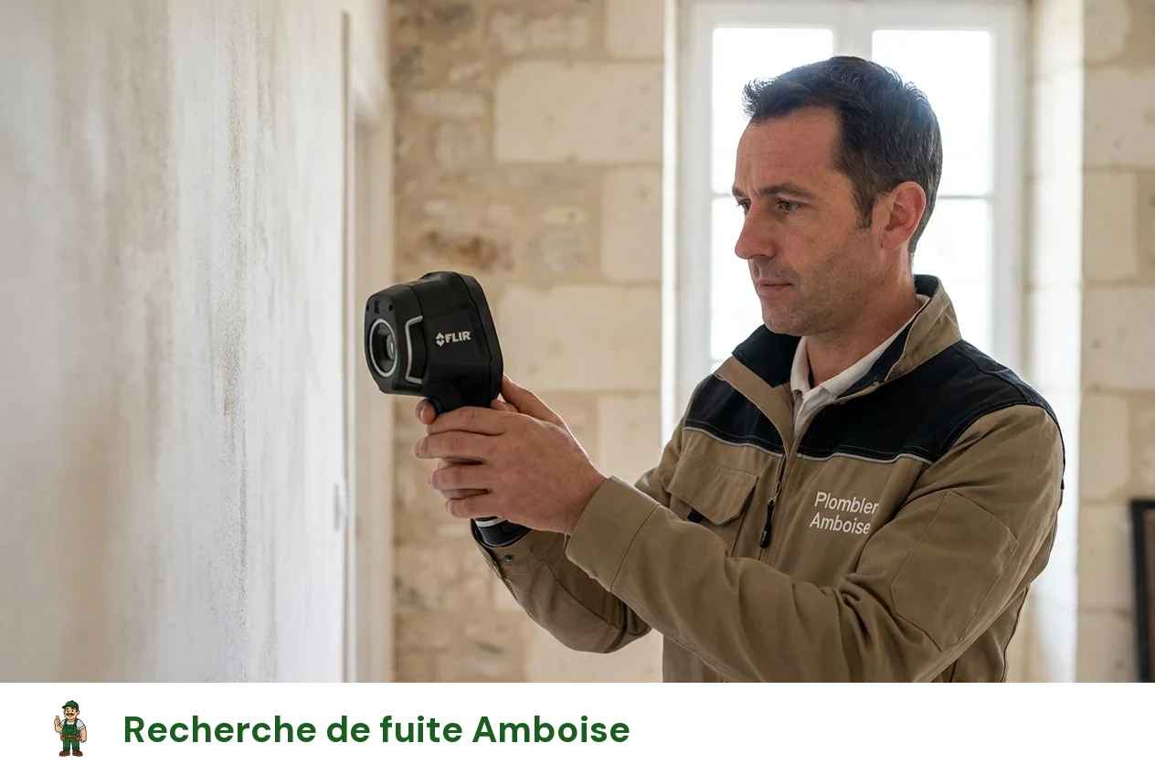 Recherche de fuite à Amboise