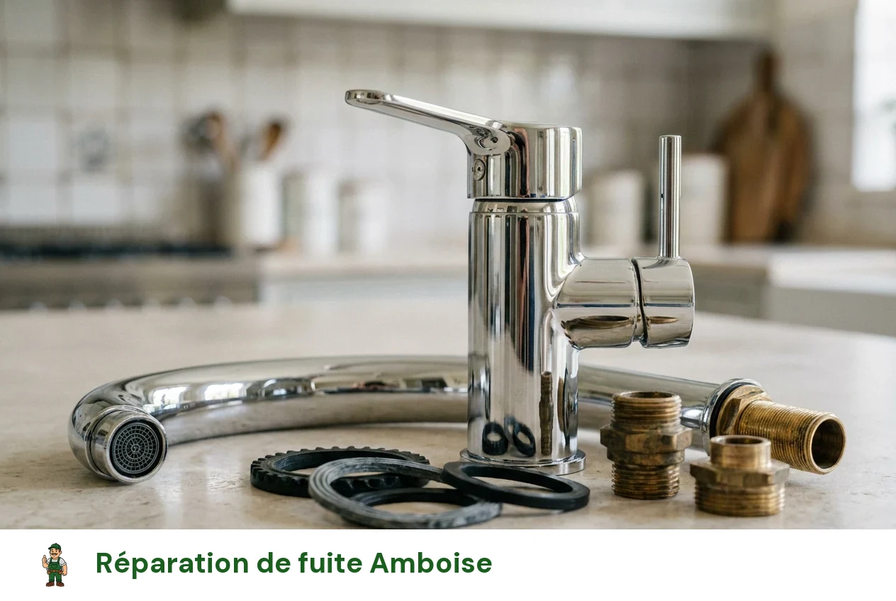Réparation de fuite à Amboise