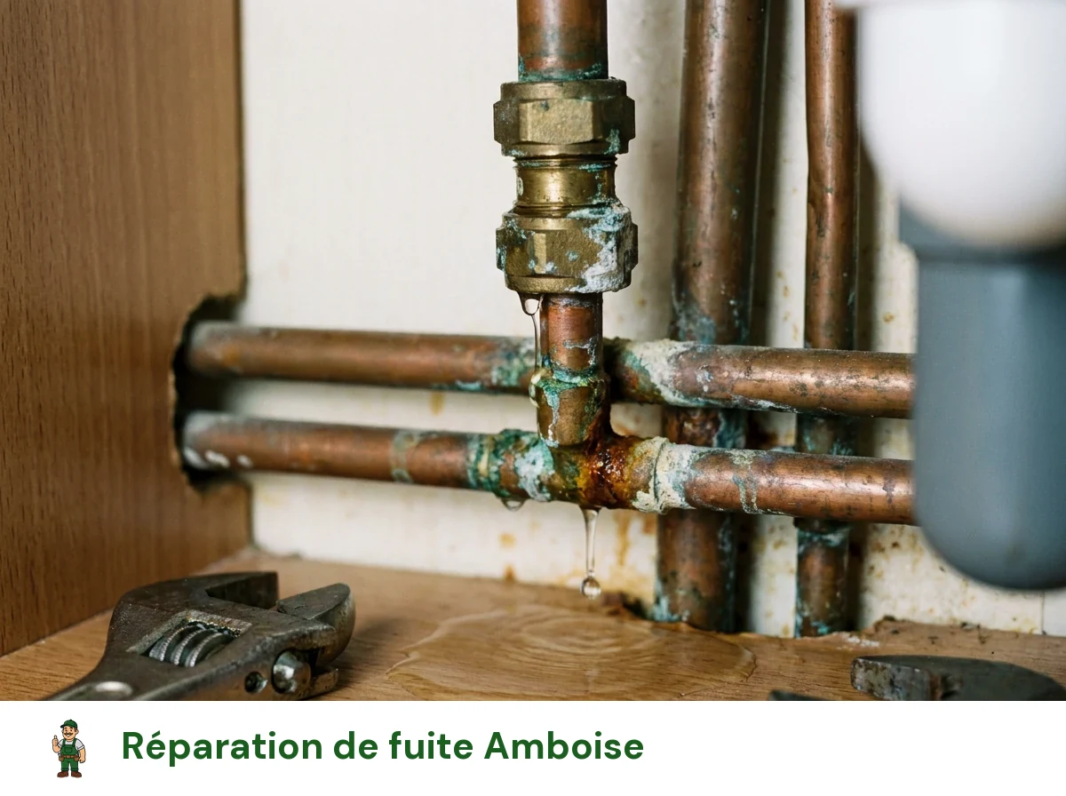 Réparation de fuite à Amboise