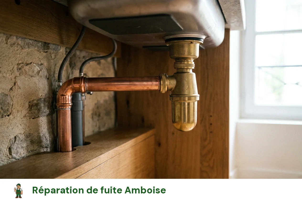 Réparation de fuite à Amboise
