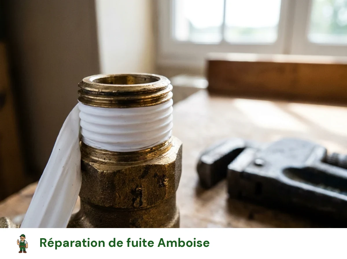 Réparation de fuite à Amboise