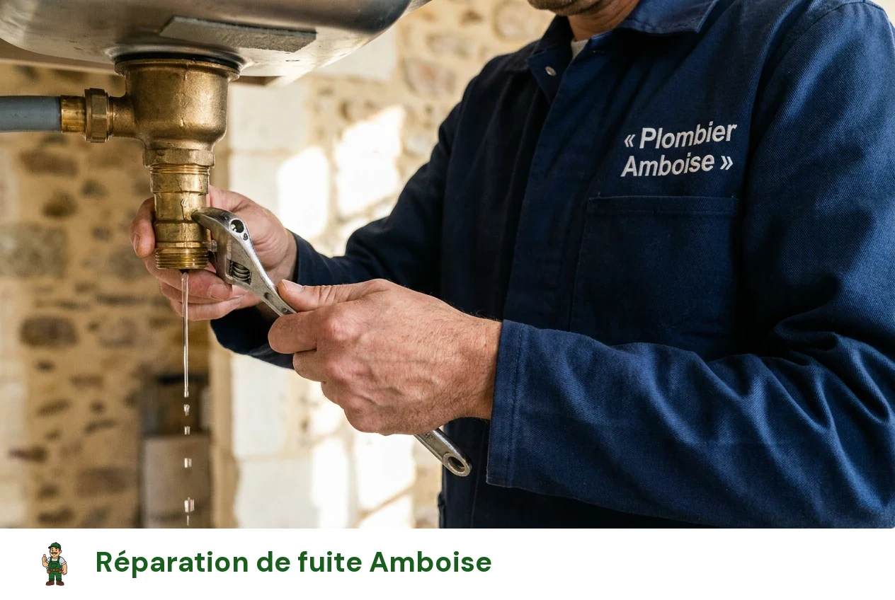 Réparation de fuite à Amboise